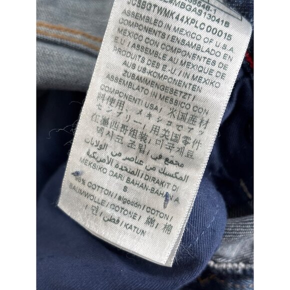 Guess Men's Blue Denim Slim Straight Jeans 36x30 - Picture 8 of 10